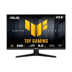 ASUS - MONITOR TUF GAMING VG249QM5A 24″ FULL HD – 240HZ – 0.3MS – FAST IPS – FREESYNC PREMIUM – G-SYNC – 2X PARLANTES