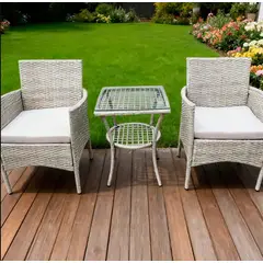 IDETEX - Juego De Terraza 3 Piezas Positano