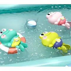 GENERICO - JUGUETE DE 3 RANAS DE AGUA PARA BAÑO