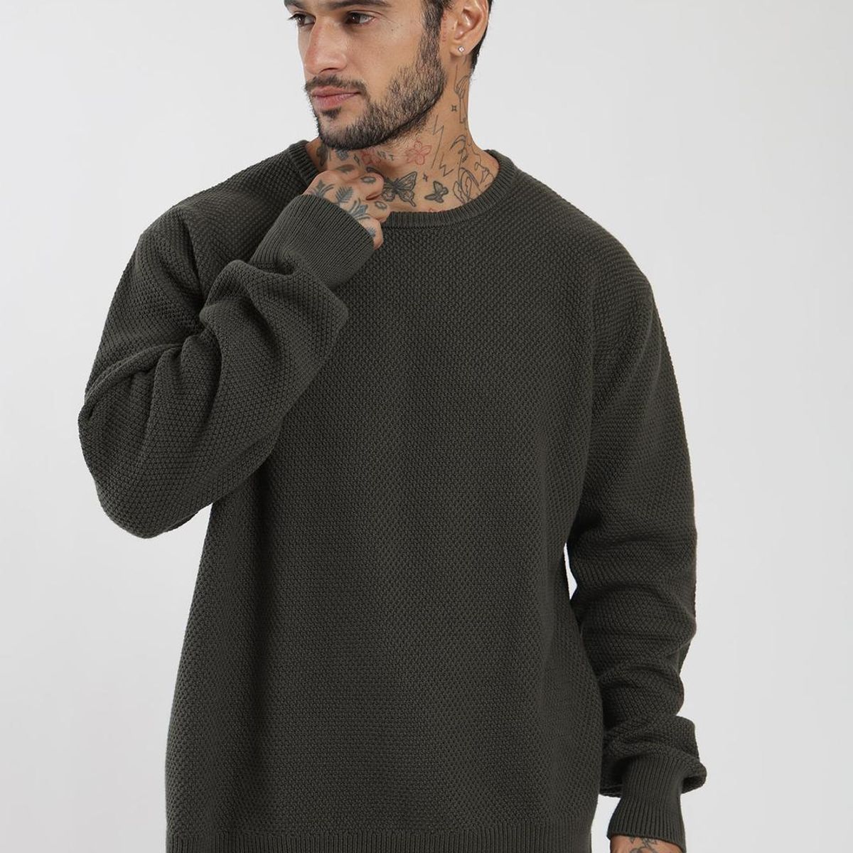 KAYA UNITE - Chaleco Tejido Cuello Redondo Básico Hombre