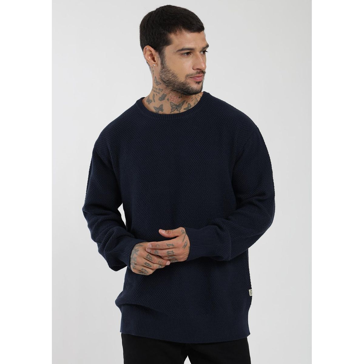 KAYA UNITE - Chaleco Tejido Cuello Redondo Básico Hombre