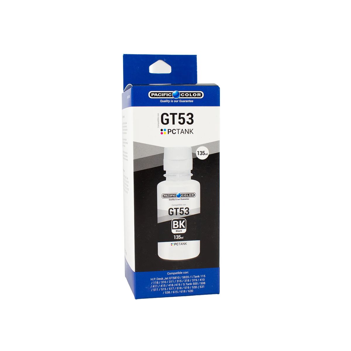 PACIFIC COLOR - TINTA GT53 PCTANK - NEGRA - PACIFIC COLOR