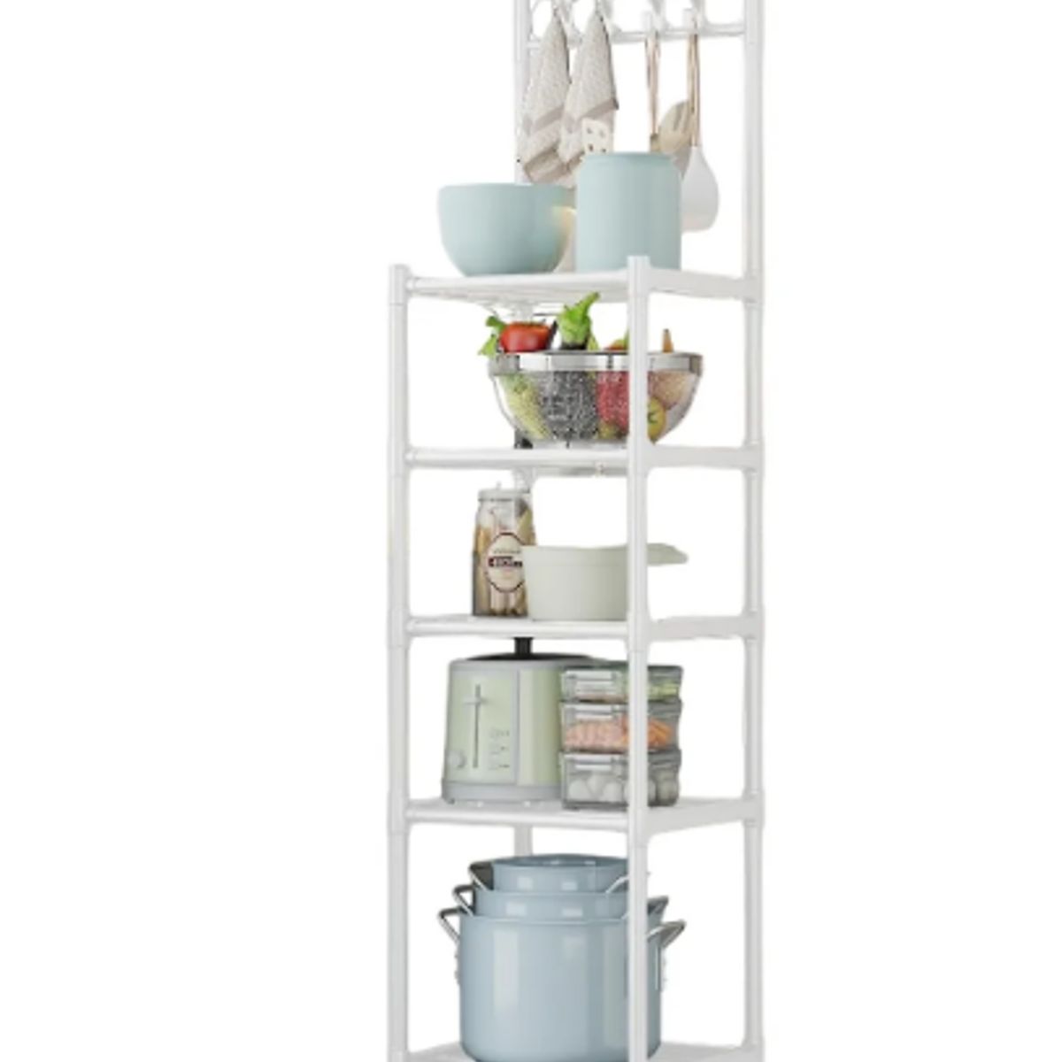 GENERICO - Estante Rack 5 Niveles Multifuncional P/ Cocina Baño Jardín