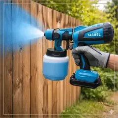 MOVI - Pistola Para Pintar Inalámbrica Recargable, Incluye 2 Baterías