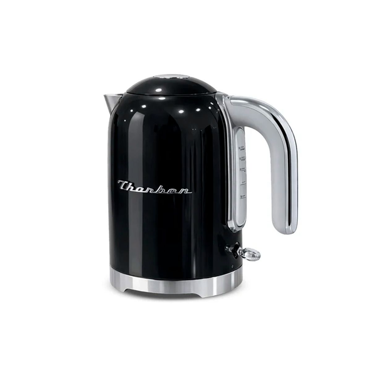 THORBEN - Hervidor Thorben Thor Retro Style Kettlet Black 1.7L 2200W
