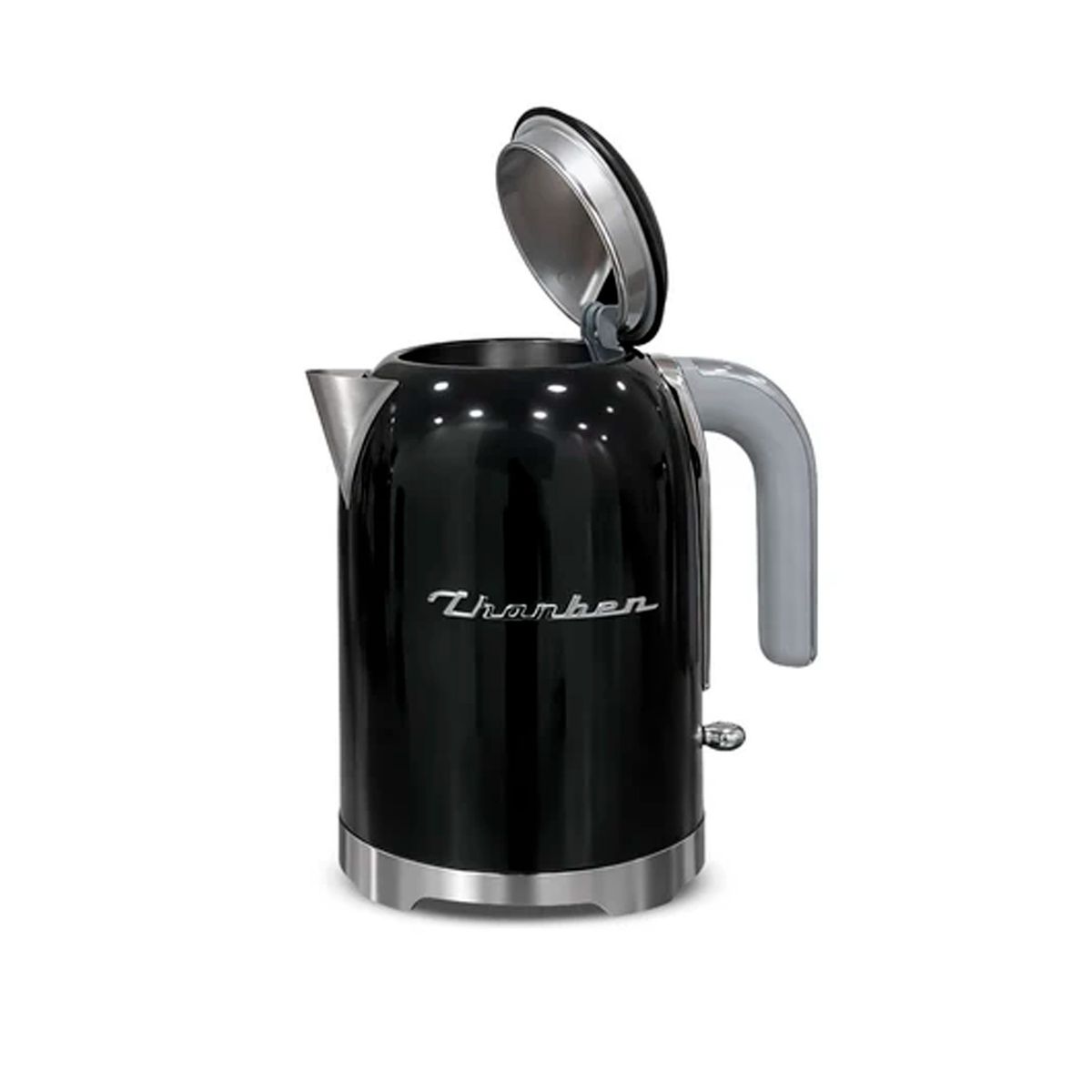 THORBEN - Hervidor Thorben Thor Retro Style Kettlet Black 1.7L 2200W