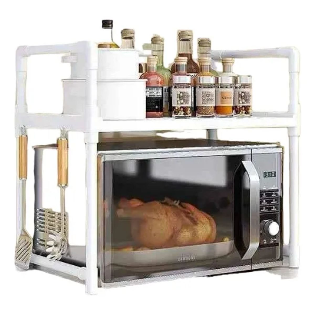 GENERICO - Rack Estante Organizador Repisa Microondas Hogar Cocina