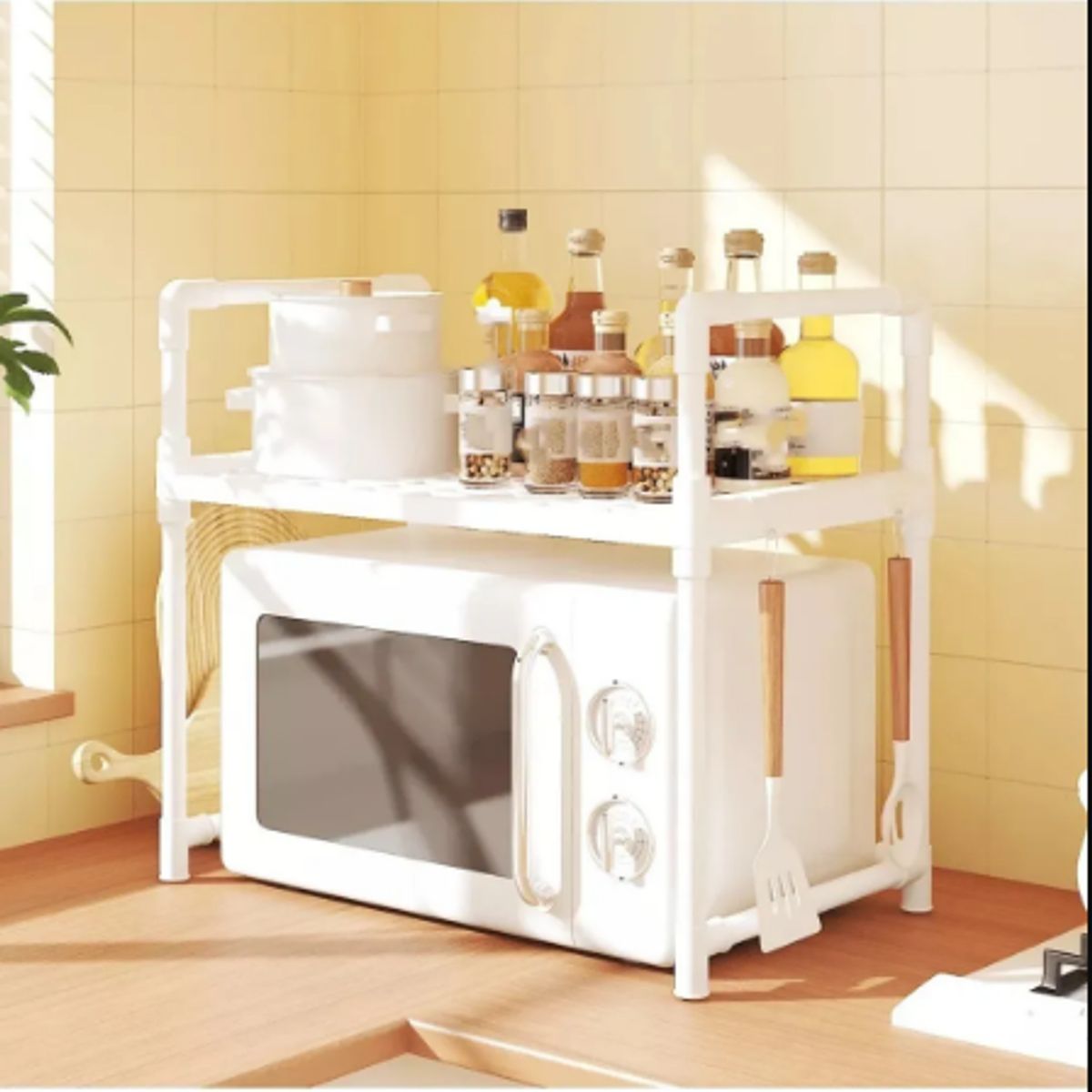 GENERICO - Rack Estante Organizador Repisa Microondas Hogar Cocina