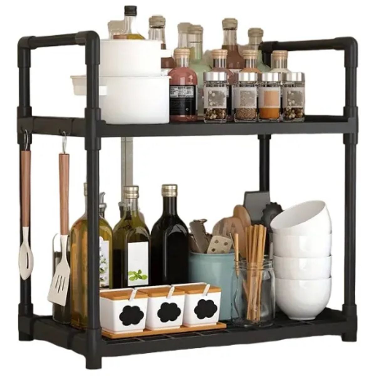 GENERICO - Estante Organizador De Cocina Y Baño Multifuncional 2 Niv