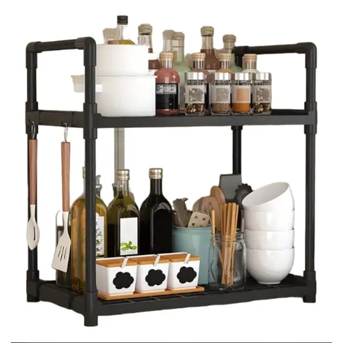 GENERICO - Estante Organizador De Cocina Y Baño Multifuncional 2 Niv