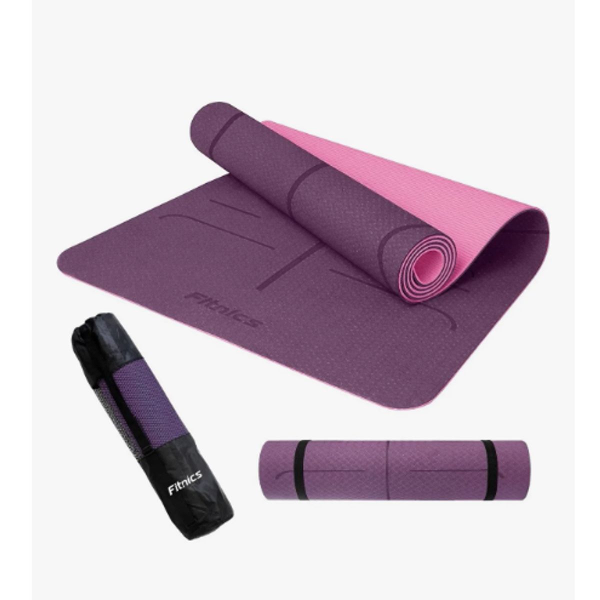 GENERICO - Mat Yoga Colchoneta Eco 8mm Doble