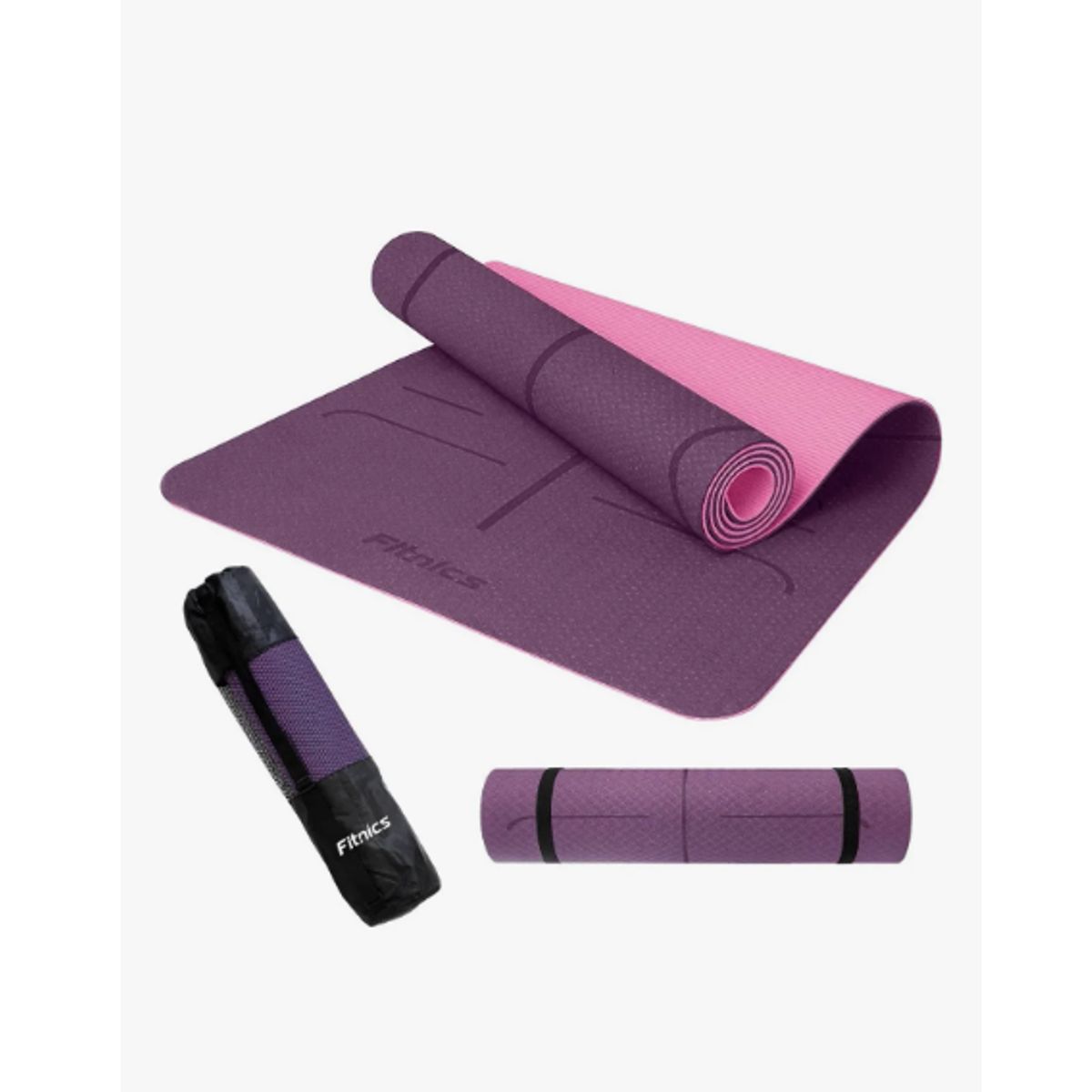 GENERICO - Mat Yoga Colchoneta Eco 8mm Doble