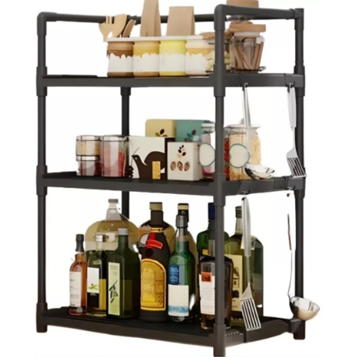 GENERICO - Estante Organizador De Cocina Baño Multifuncional 3 Niveles