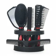 GENERICO - Set 5 Pzs de Cepillos + Espejo