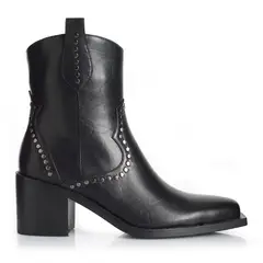 VIA UNO - Botin Mujer WestWinter Bronco Negro