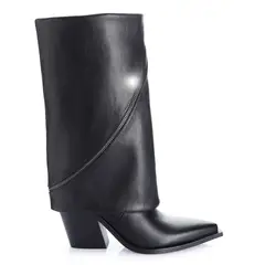VIA UNO - Bota Mujer WestWinter Haze Negro