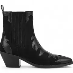 VIA UNO - Botin Mujer WestWinter Eagle Negro