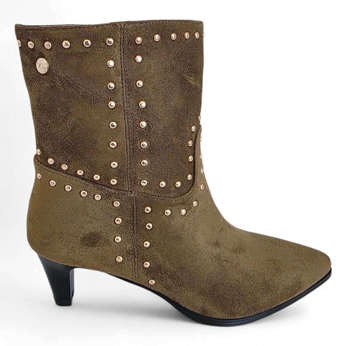VIA UNO - Botin Mujer Via Uno WestWinter Midnight Oliva
