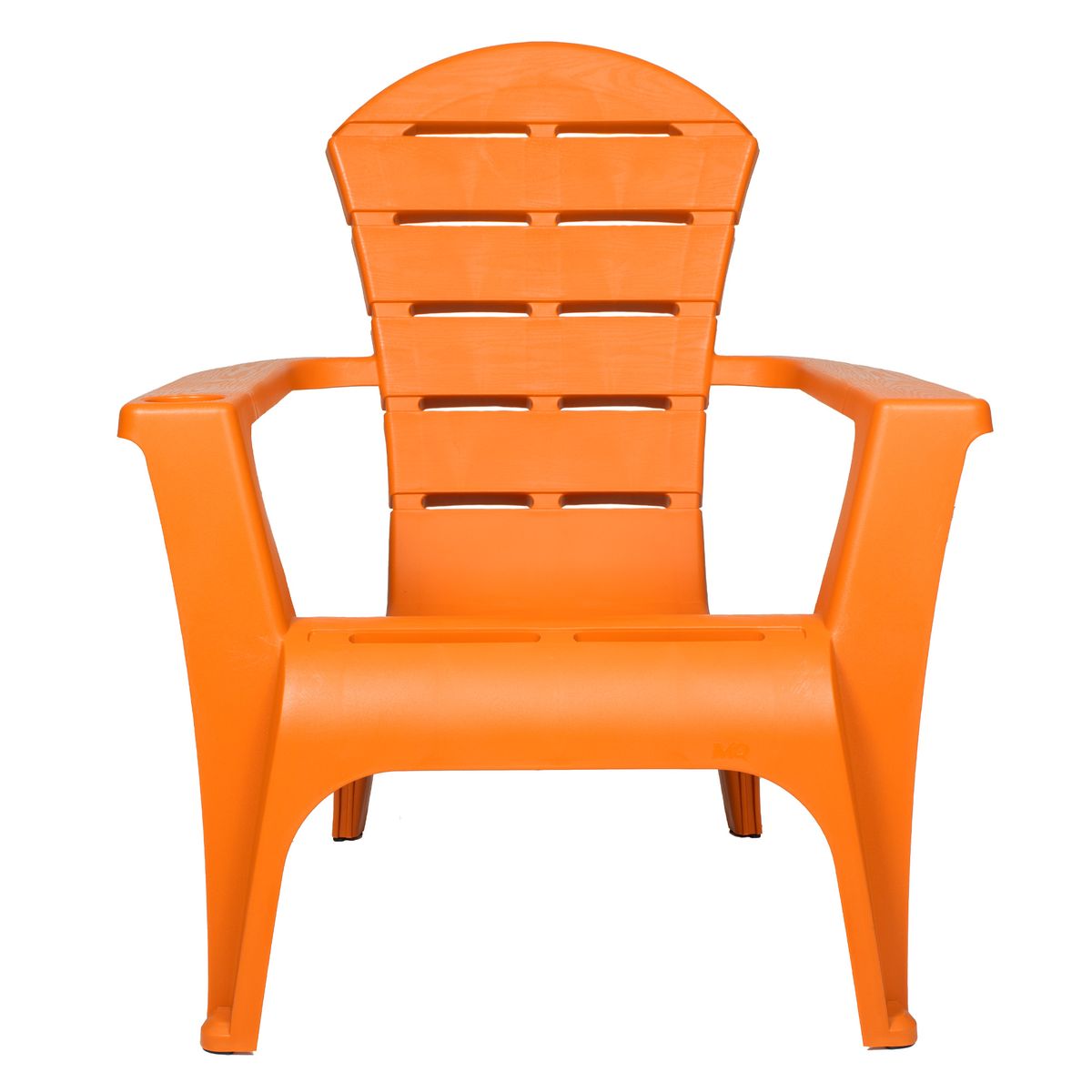 QRUBBER - Silla reposera terraza de resina naranja MQ QRubber