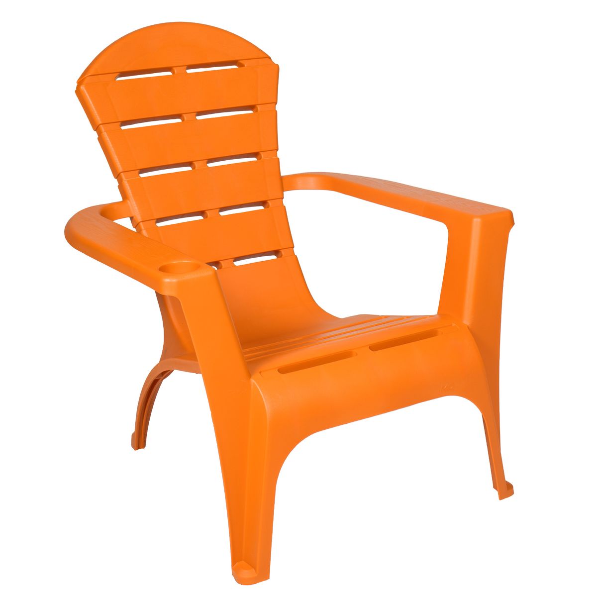 QRUBBER - Silla reposera terraza de resina naranja MQ QRubber