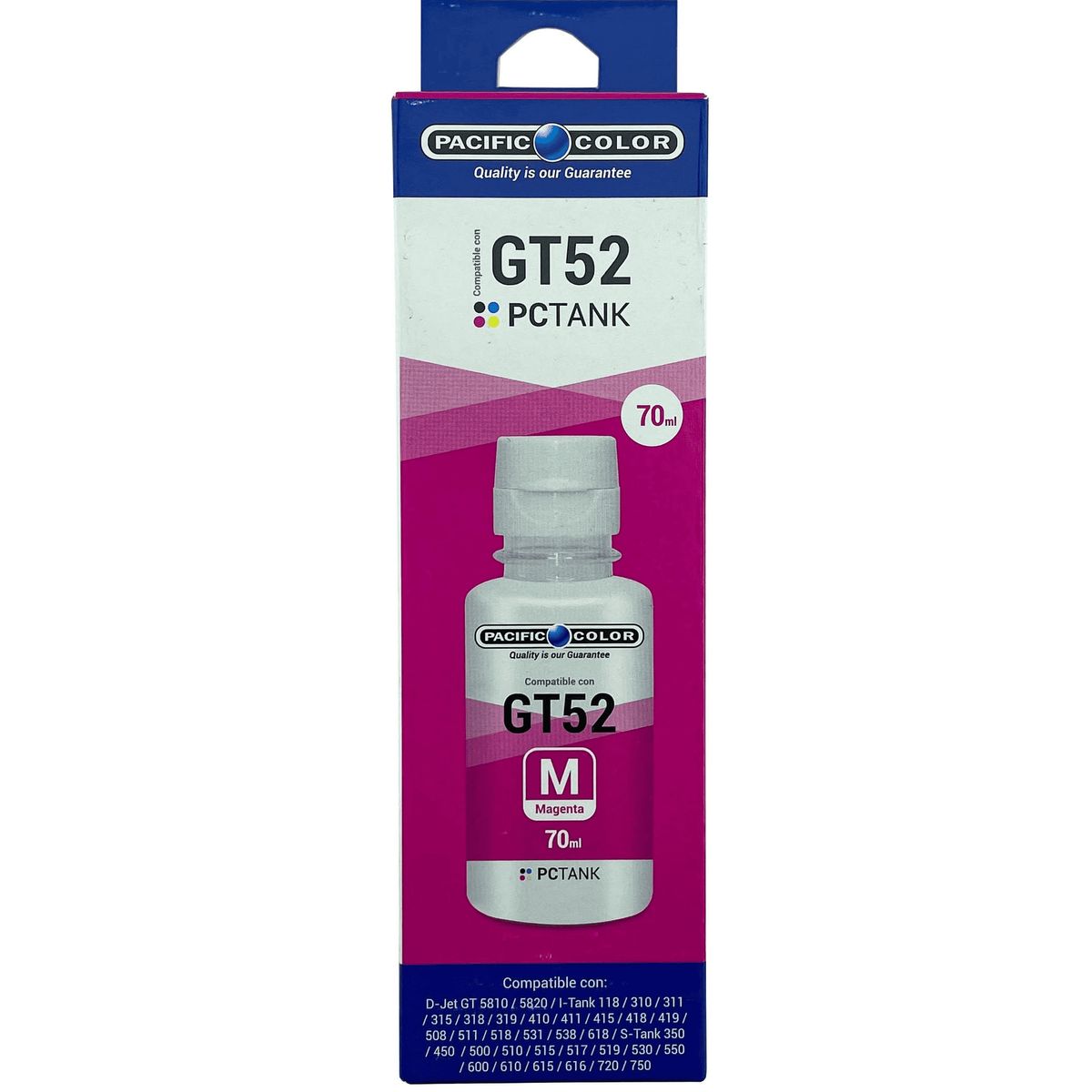 PACIFIC COLOR - TINTA GT52 PCTANK - MAGENTA - PACIFIC COLOR