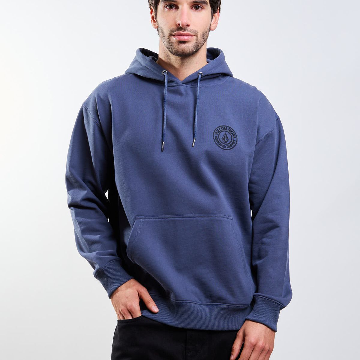 VOLCOM - Poleron Canguro Watanite Po Azul Hombre Volcom