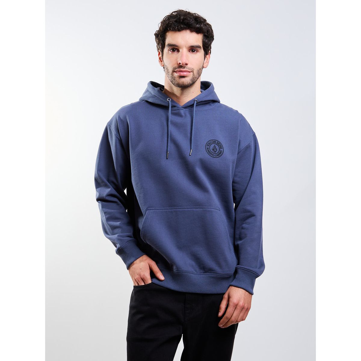 VOLCOM - Poleron Canguro Watanite Po Azul Hombre Volcom