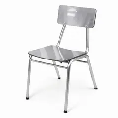 INCATEX - Silla Casino formalita gris brillante