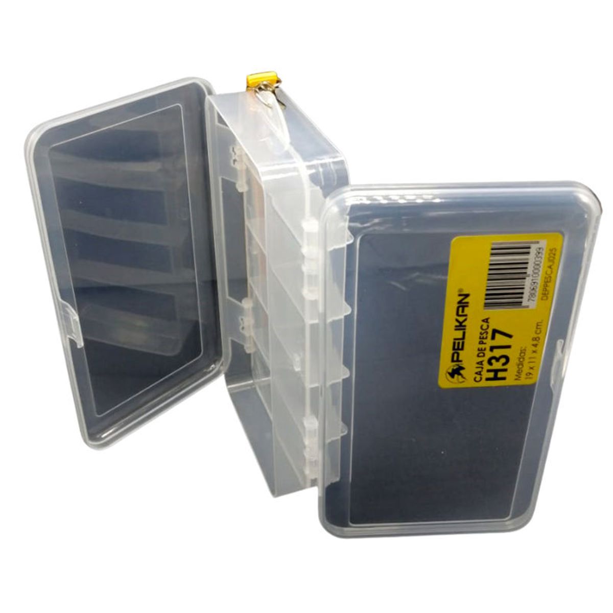 PELIKAN - Caja De Pesca Transparente H317 Pelikan