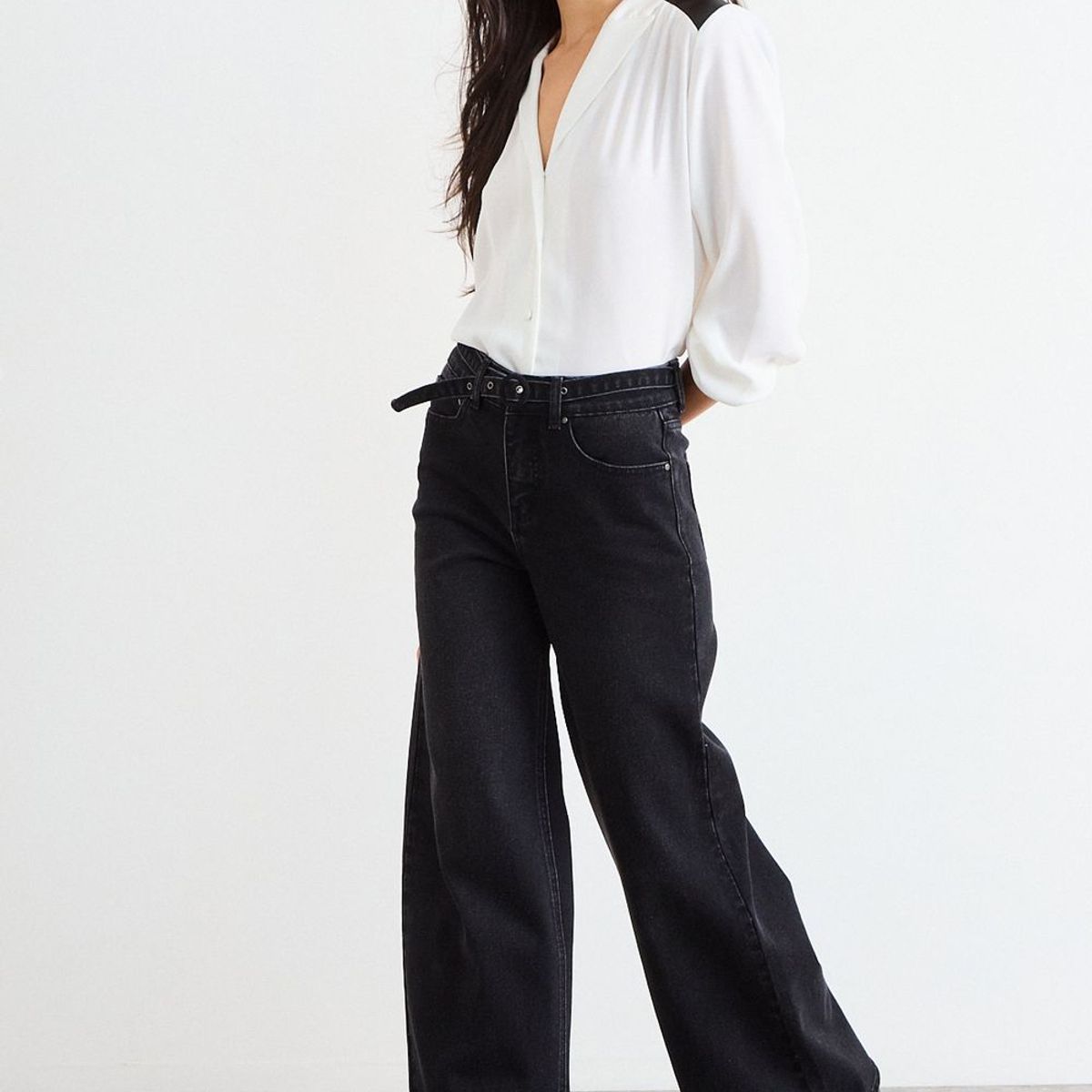 IO - Jeans Liso Mujer Negro Io