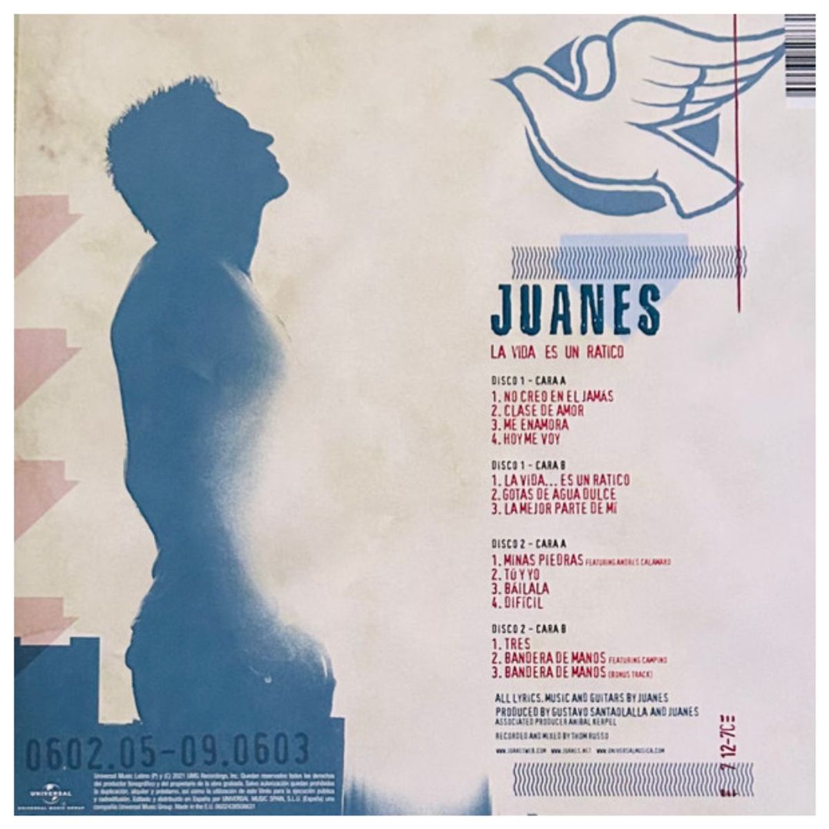 GENERICO - JUANES - LA VIDA ES UN RATICO (2LP) / VINILO