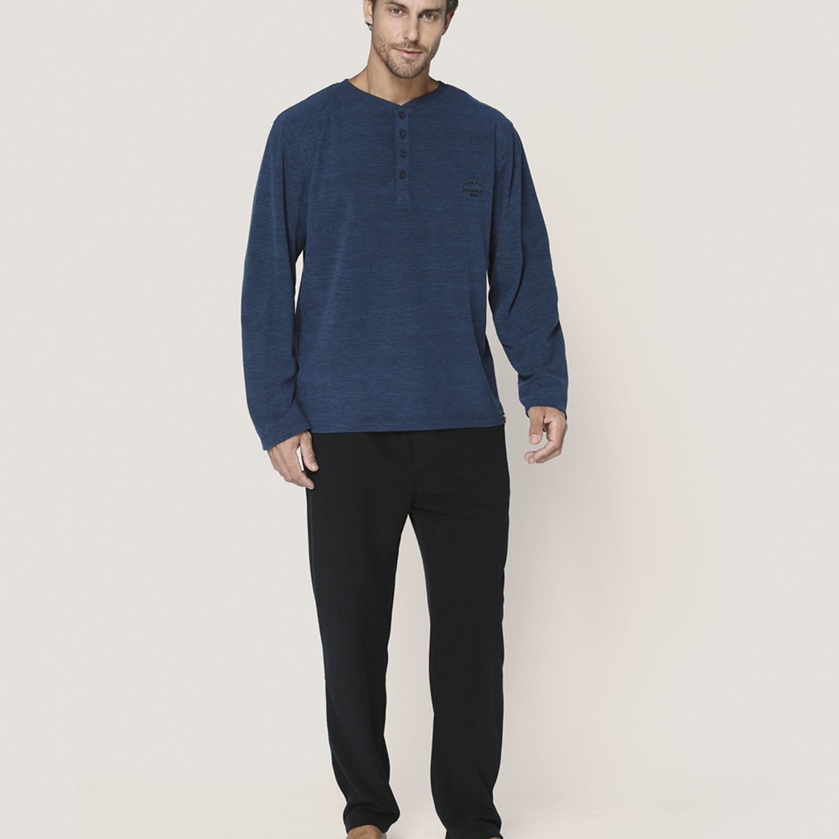 LADY GENNY - Pijama Micropolar Masculina