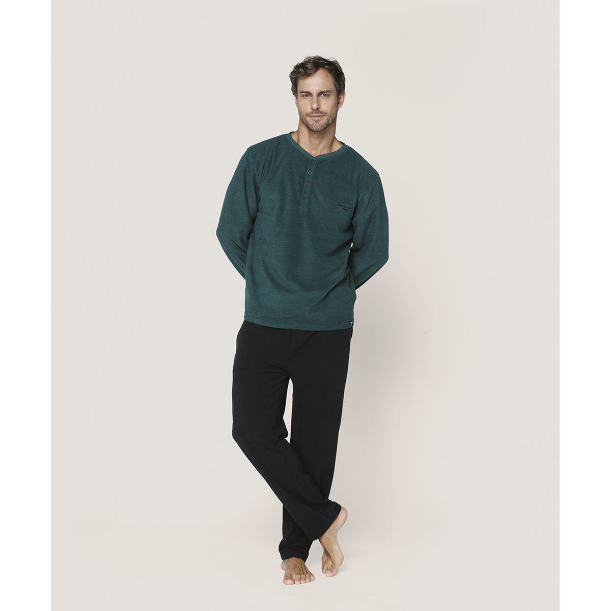 LADY GENNY - Pijama Micropolar Masculina