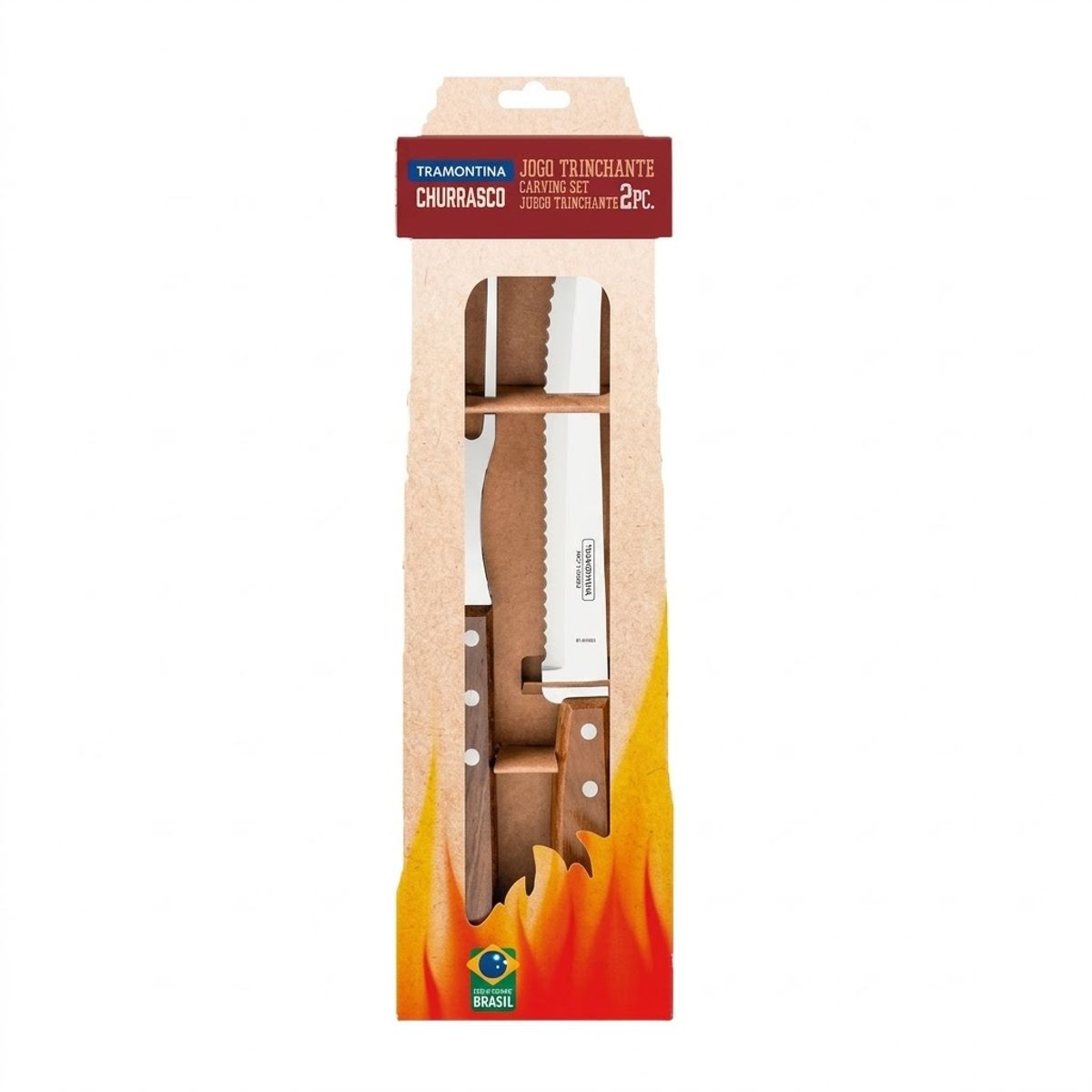 TRAMONTINA - Tramontina Juego de Asado Trinchante 2unds