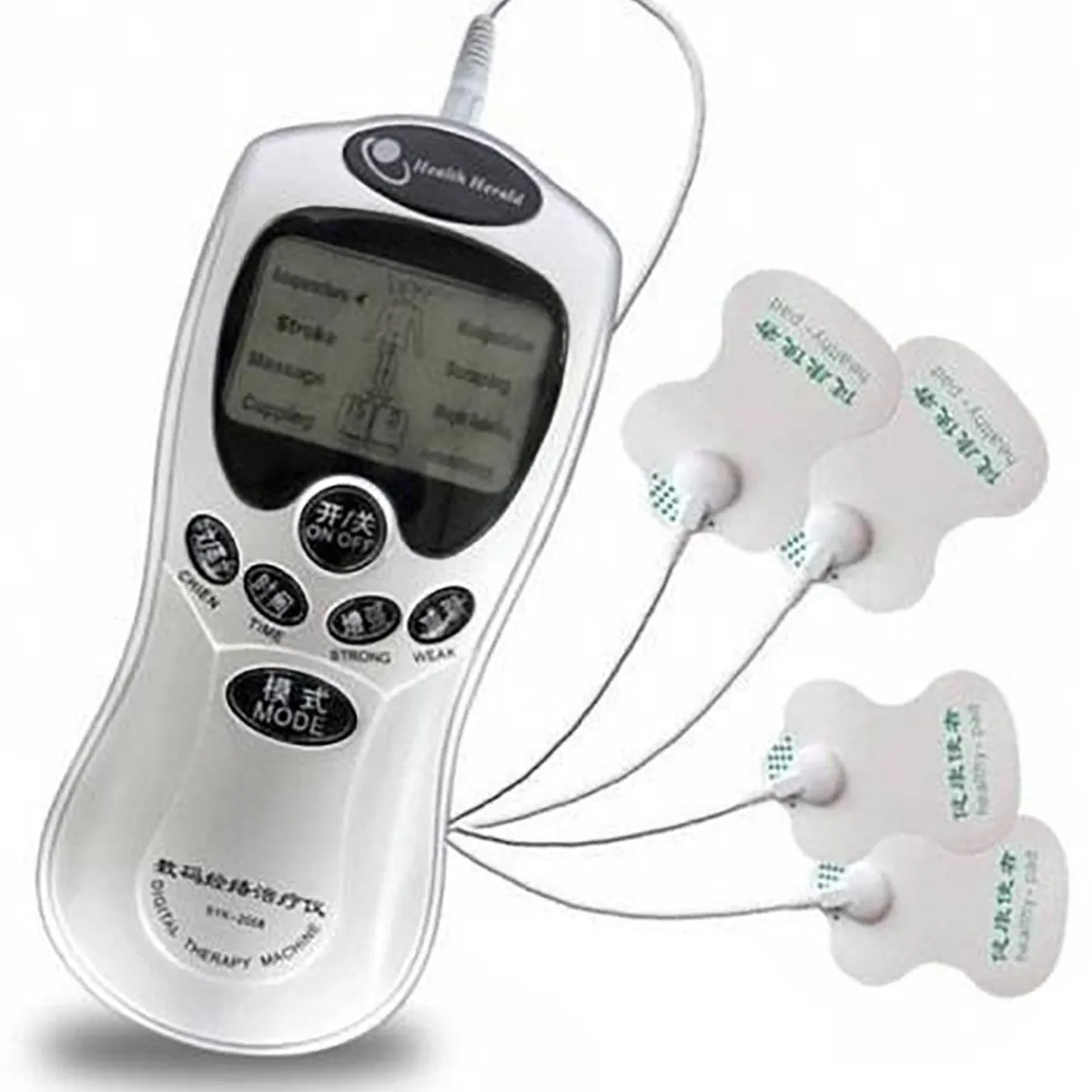 GENERICO - Electrofisico Tens Electro estimulador 4 Parches