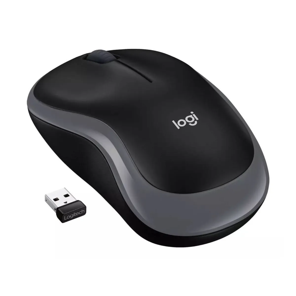 LOGITECH - Mouse Inalámbrico Logitech M185 Negro Grafito