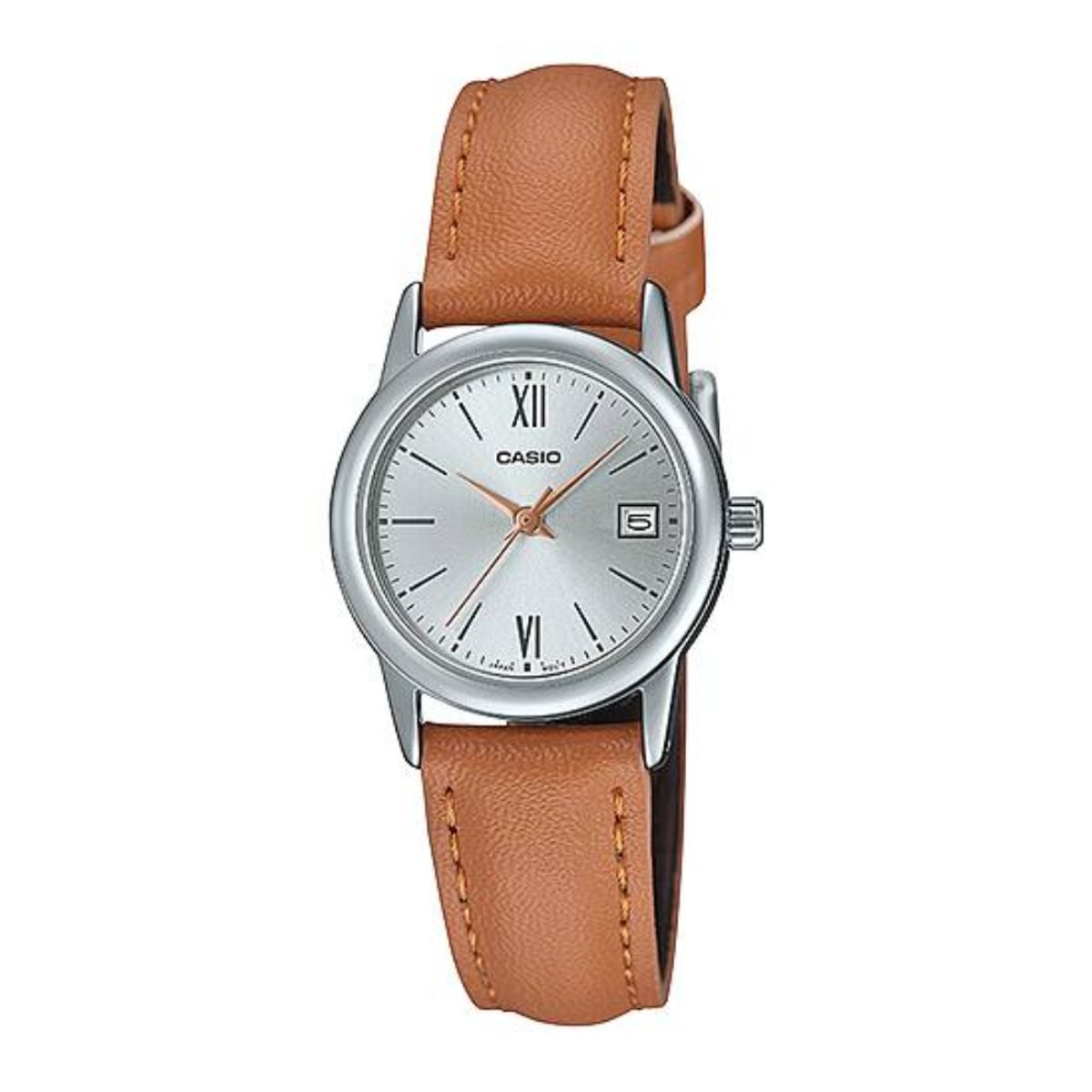 CASIO - RELOJ CASIO LTP-V002L-7B3UDF PLATEADO CAFE MUJER