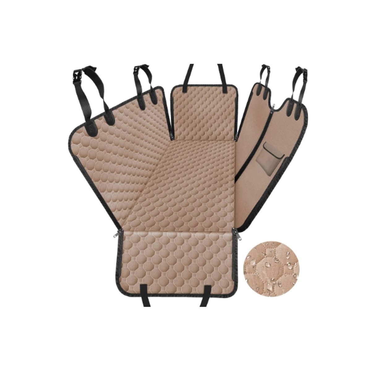 GENERICO - Coche Cubre Asiento Mascota Auto