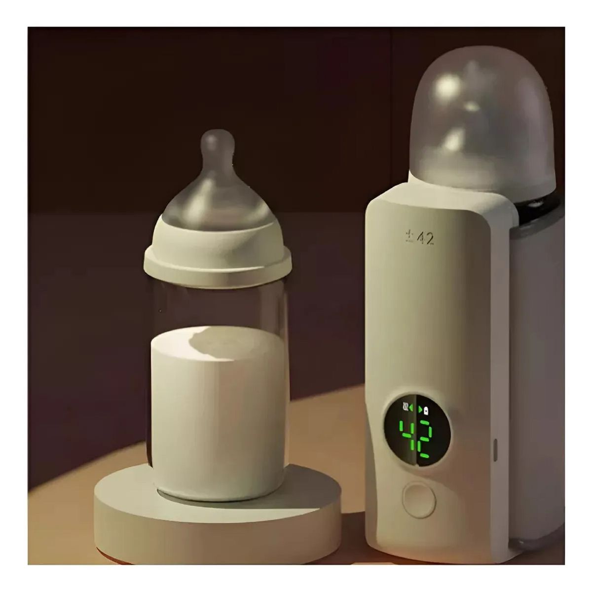 GENERICO - Calentador De Biberones Portátil Inalámbrico Ideal Para Viajar Para Bebes