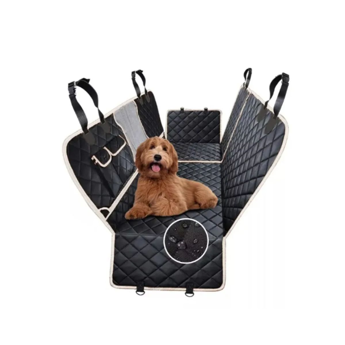 GENERICO - Protector Funda Cubre Asiento Auto Perros
