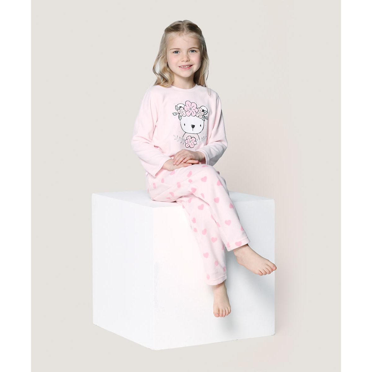 LADY GENNY - Pijama Micropolar Niña