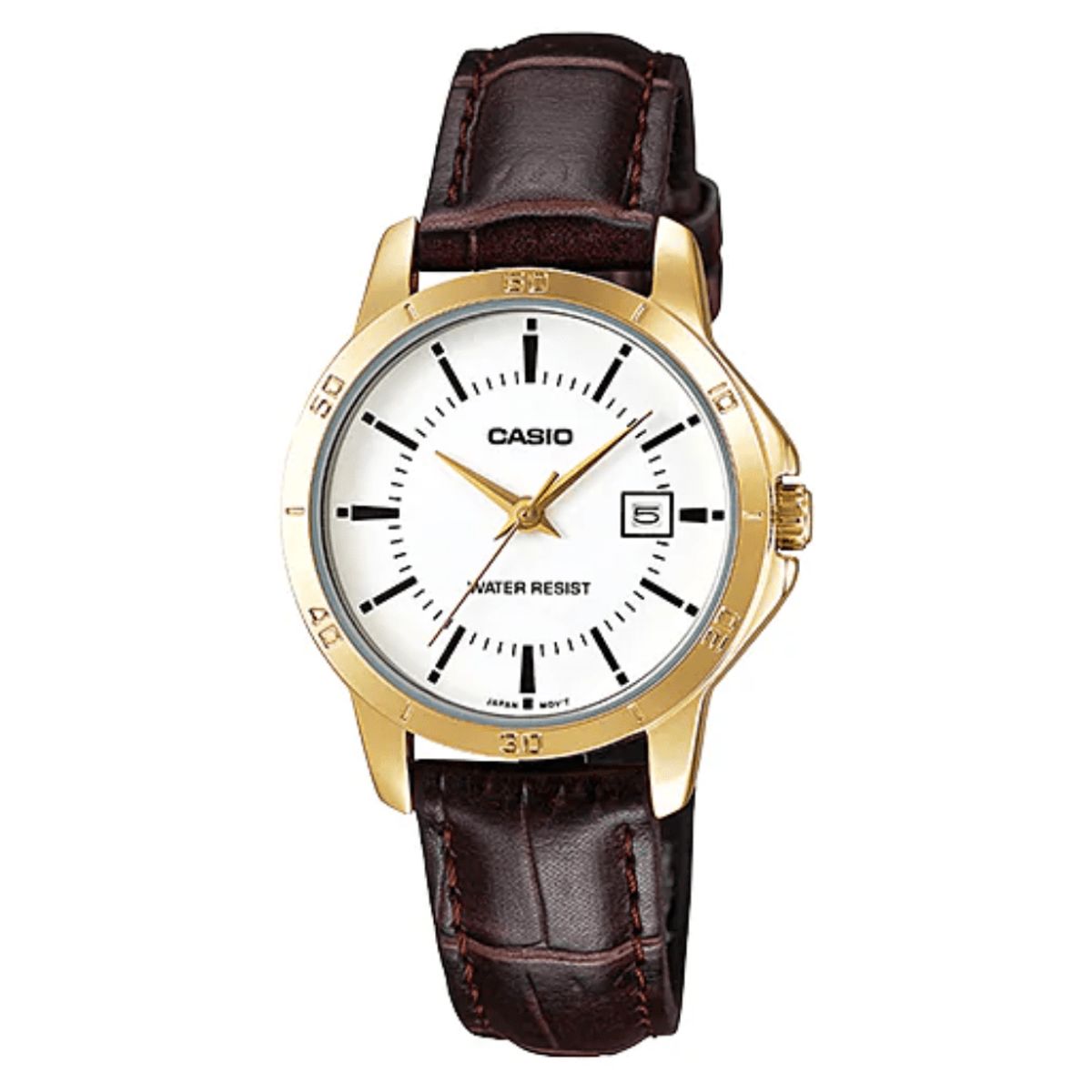 CASIO - RELOJ CASIO LTP-V004GL-7AUDF DORADO MUJER