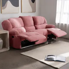 LATAM HOME - Bergere Perugia Reclinable 3 Cuerpos Tela Velvet…