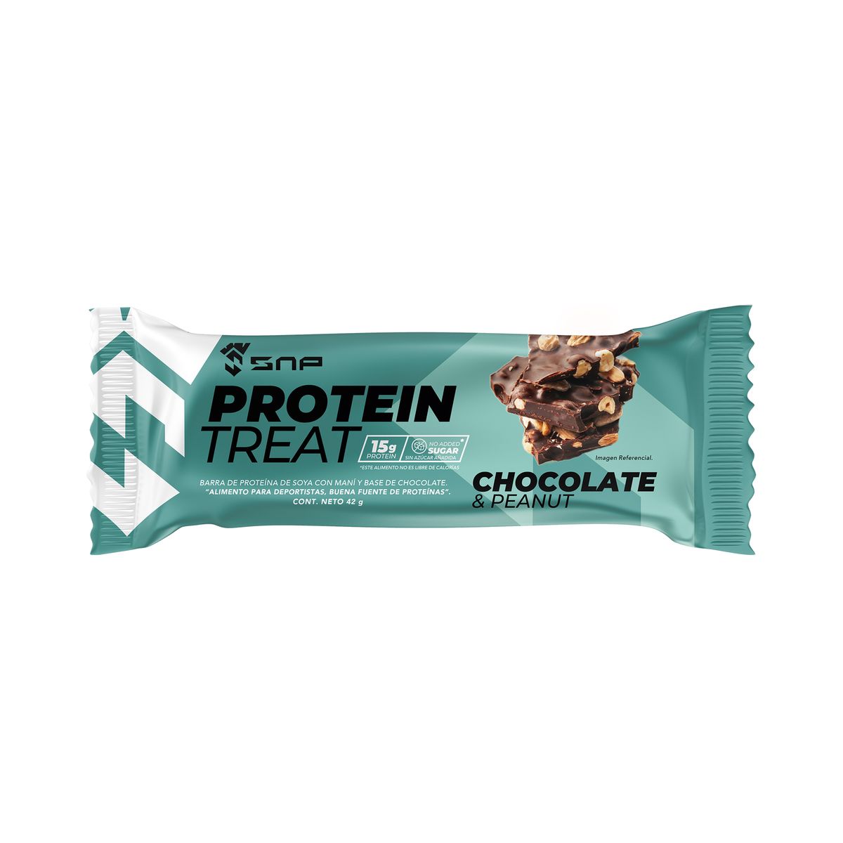 SNP New Power - Pack 12 Unidades Protein Treat Chocolate Mani 42gr