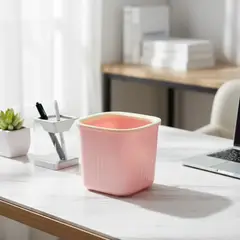 GENERICO - Papelero Basurero Pequeño Escritorio Plástico 15x14cm