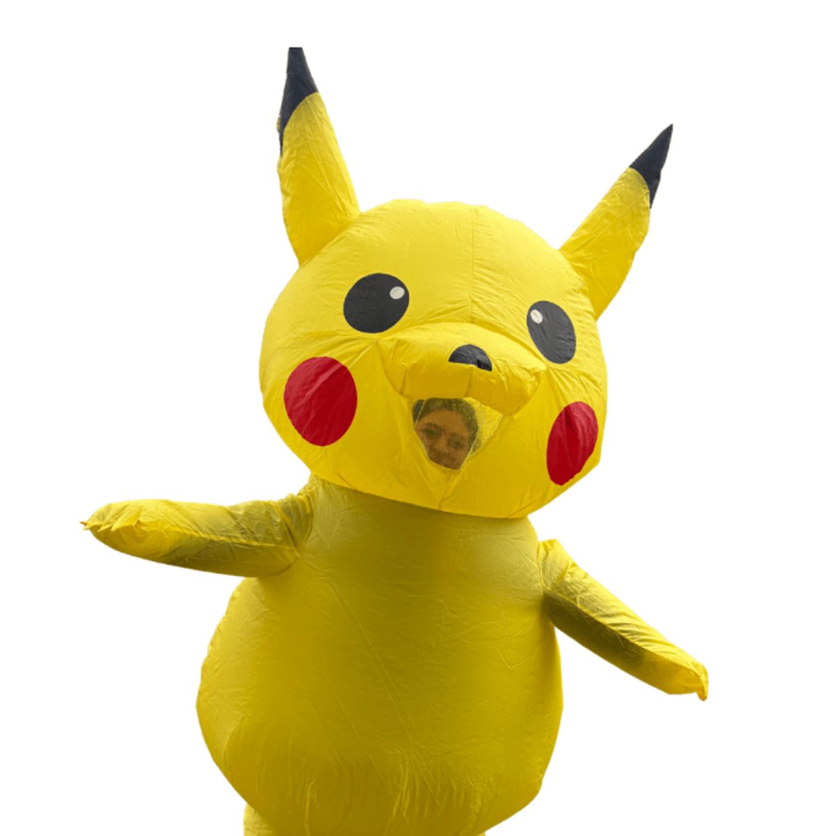 GENERICO - Disfraz Inflable animal amarillo Adulto 160-190 cm con Ventilador
