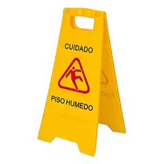 GENERICO - Señalética Piso Húmedo Amarilla Resistente Amarillo