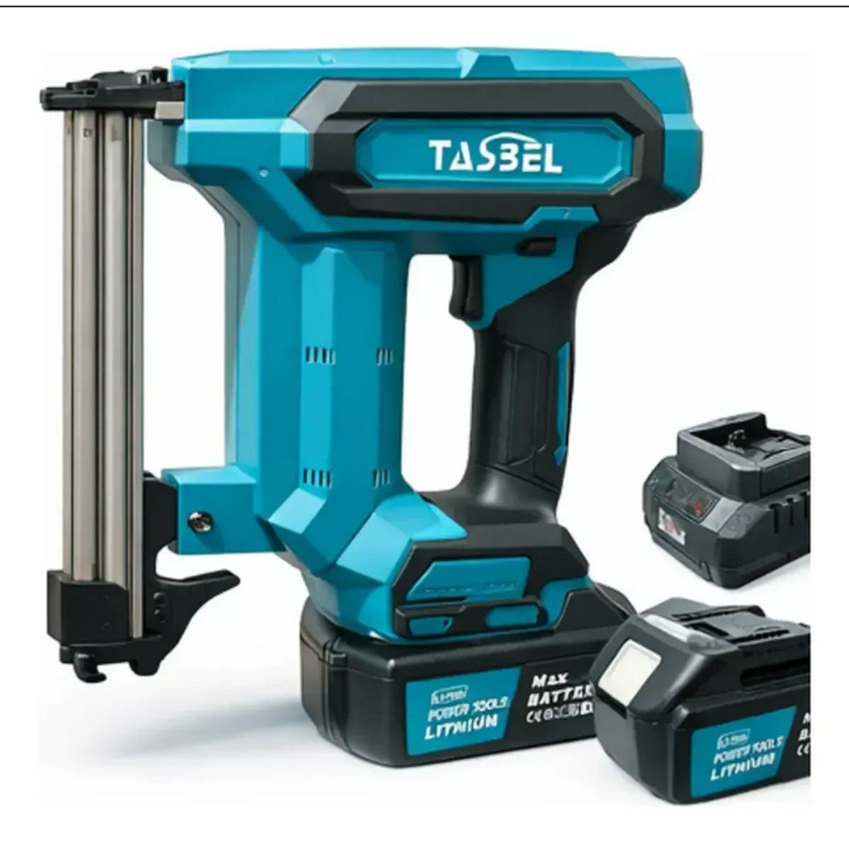 GENERICO - Clavadora Engrapadora Inalámbrica Tasbel 20v + 2 Baterías Herramienta