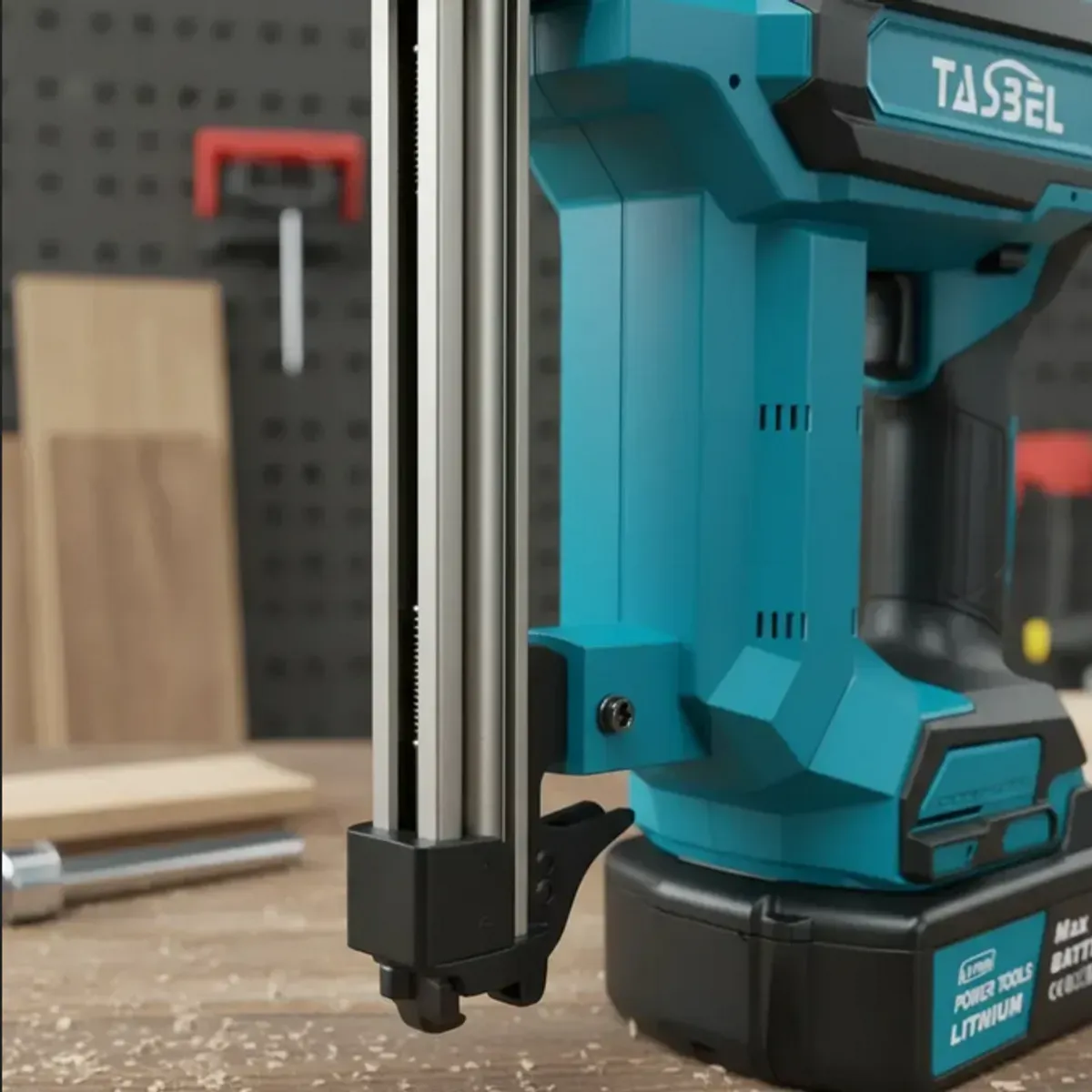 GENERICO - Clavadora Engrapadora Inalámbrica Tasbel 20v + 2 Baterías Herramienta