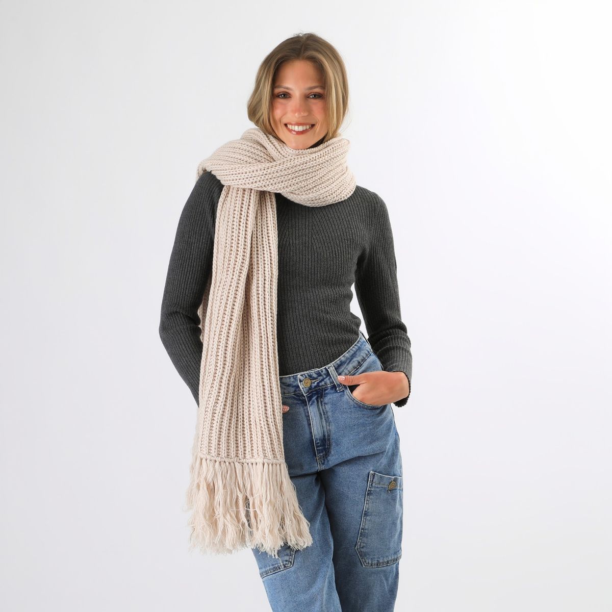 HUMANA - Bufanda Amy Beige Humana